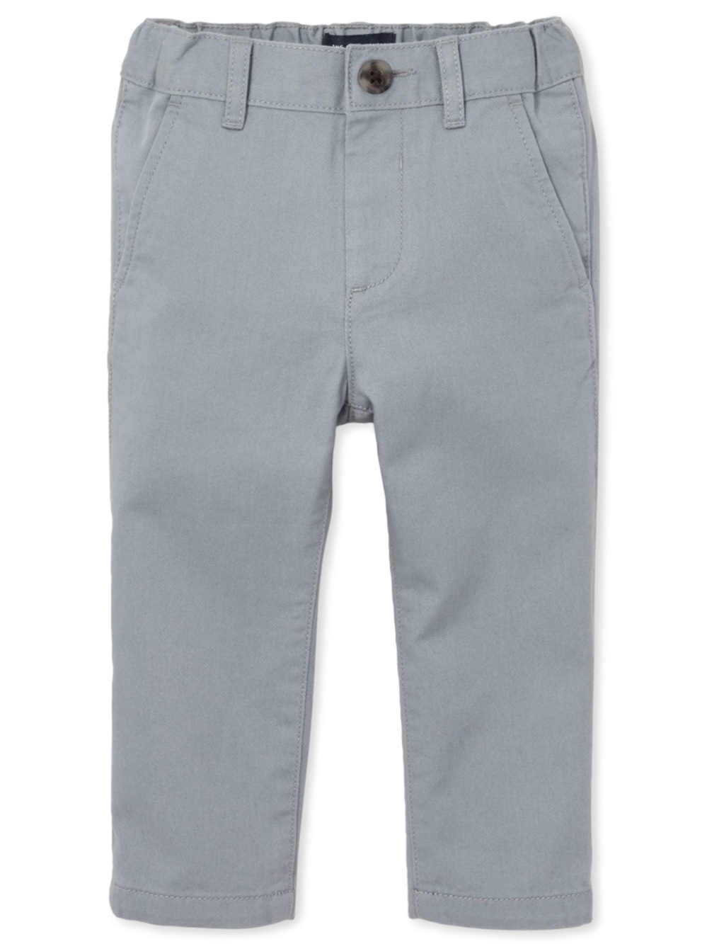 The Children’s Place Kids' Light Stone Gray Blue Trousers Pants Size 4